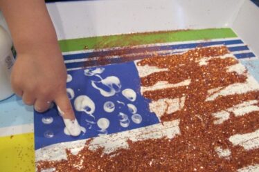 Preschool American Flag Memorial Day Activity 7