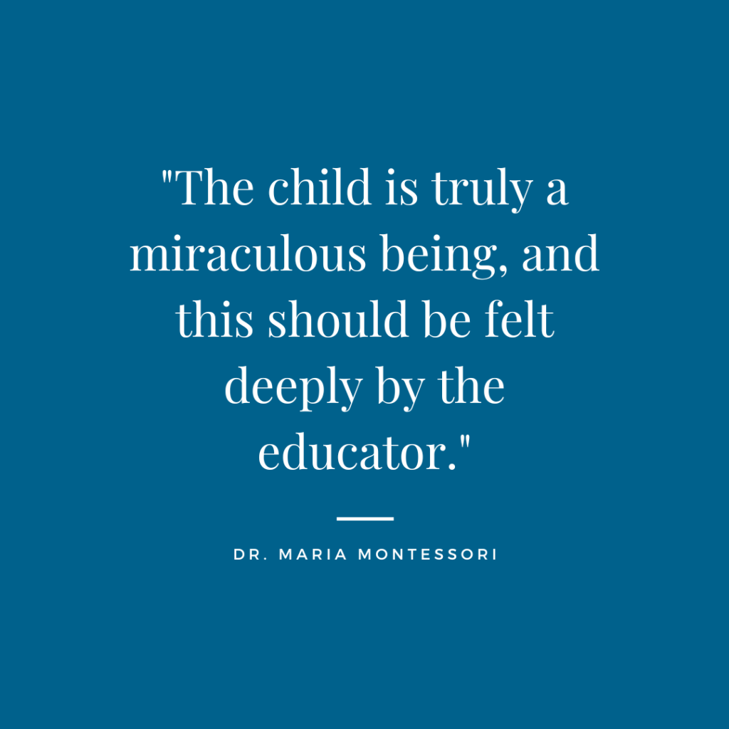 Citazioni ispiratrici Maria Montessori per l'educazione e la vita
