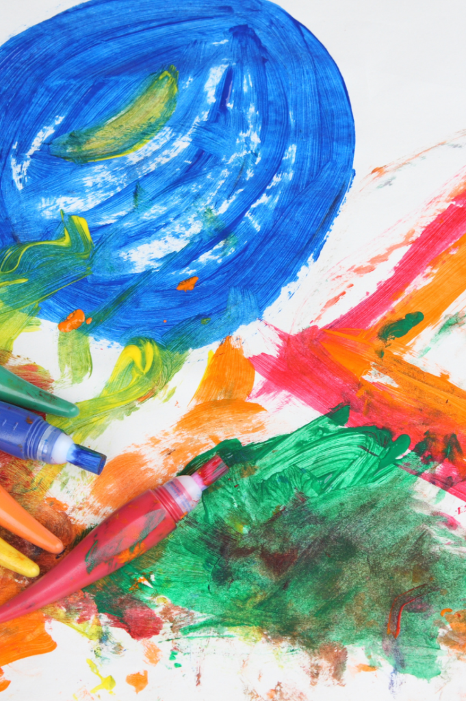 Resistere alla pittura - Attività artistica per bambini in età prescolare