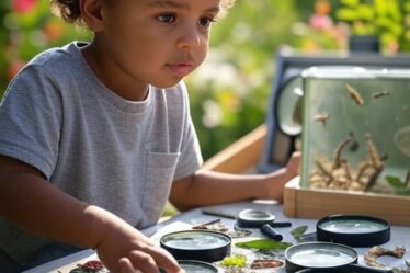 Attività di farfalla per l'apprendimento di Montessori
