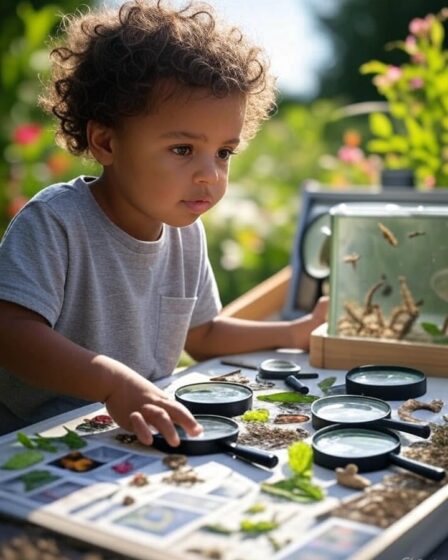 Attività di farfalla per l'apprendimento di Montessori
