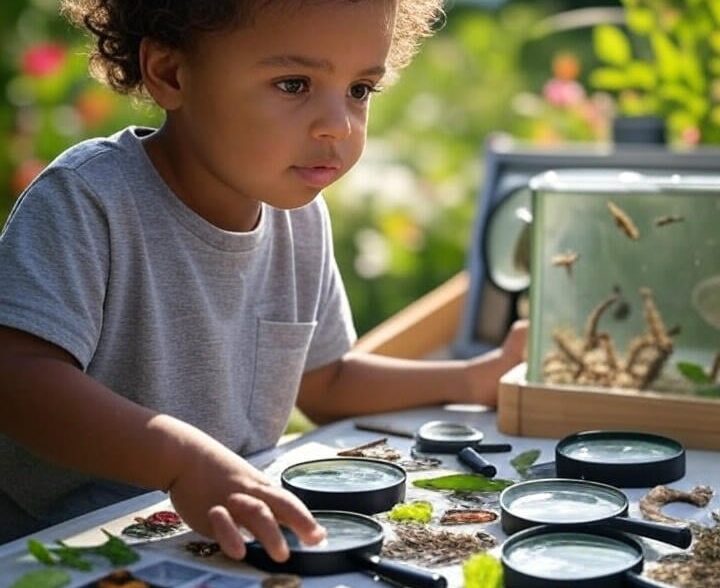 Attività di farfalla per l'apprendimento di Montessori