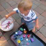 Salad Spinning Art Activity for Preschoolers